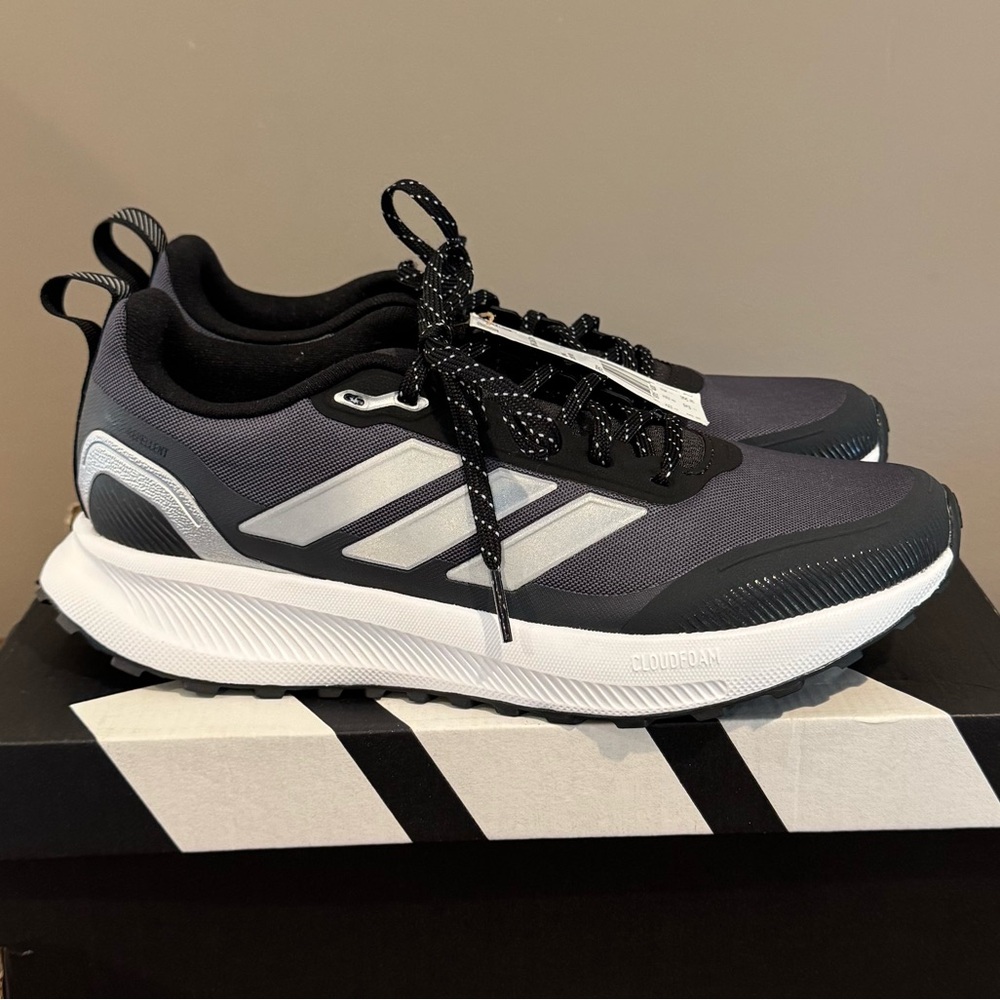 Adidas Runfalcon 5 Running Shoes Women’s 8 Black and Gray (JP5911) New In Box‎
